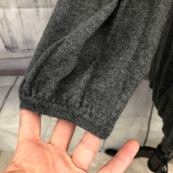 SPRING & MERCER Gray Cashmere Pullover Sweater Med - Picture 4 of 8